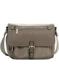 Umh&auml;ngetasche Tamaris "Umh&auml;ngetasche TAS Khiria", Damen, Gr. B/H/T: 24cm x 17cm x 11cm 0, gr&uuml;n (khaki 910), Polyester, Taschen Umh&auml;ngetasche