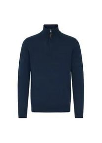 !Solid Troyer SOLID "Troyer SDAKANVIS", Herren, Gr. L, blau (insignia blau), Obermaterial: 70% Baumwolle CO recyc.. 30% Polyester Pol. recyc.., Pullover Troyer