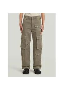 G-Star Raw Cargohose G-STAR "Mega Cargohose", Damen, Gr. 32, turf gd, Obermaterial: 68% Baumwolle, 30% Baumwolle, 2% Elasthan, Hosen Cargohose