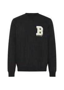 Longpullover Blend "Sweater BHBade", Herren, Gr. S, schwarz, Obermaterial: 60% Baumwolle CO. 40% Polyester PES., Pullover Longpullover