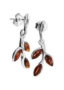 Paar Ohrh&auml;nger OSTSEE-SCHMUCK "- Dana - Silber 925/000 - Bernstein" Gr. 25, silber (silber 925, silberfarben, wei&szlig;), Ohrringe, Damen, Silber 925 (Sterlingsilber)