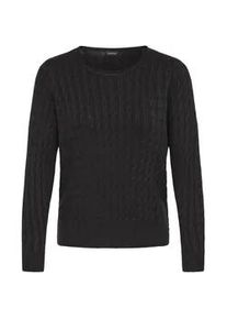 Rollkragenpullover oxmo "Rollkragenpullover OXISISSE", Damen, Gr. XL, schwarz, Obermaterial: 70% Viskose CV. 30% Nylon NY., Pullover Rollkragenpullover