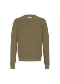 Strickfleece-Pullover Casual Friday "Strickpullover CFNOAR", Herren, Gr. L, gr&uuml;n (sea turtle), Obermaterial: 100% Baumwolle CO., Pullover