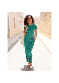 Rundhalsshirt Inspirationen "Shirt", Damen, Gr. 38, gr&uuml;n, 100% Baumwolle, unifarben, Rundhals, Shirts Rundhalsshirt