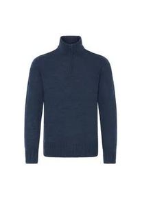 Troyer Blend "Troyer BHRyce", Herren, Gr. M, blau (marineblaus), Obermaterial: 100% Polyacryl PAN., Pullover Troyer