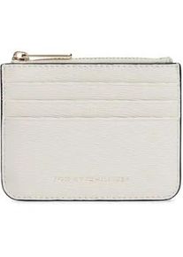 Kartenetui Tommy Hilfiger "TH MODERN CC HOLDER", Herren, creme, Lederimitat, unifarben, Basic, Kleinlederwaren, Unisex Minigeldbeutel, Portemonnaie mit Logo-Schriftzug