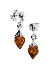 Paar Ohrh&auml;nger OSTSEE-SCHMUCK "- Lene - Silber 925/000 - Bernstein" Gr. 20, silber (silber 925, silberfarben, wei&szlig;), Ohrringe, Damen, Silber 925 (Sterlingsilber)