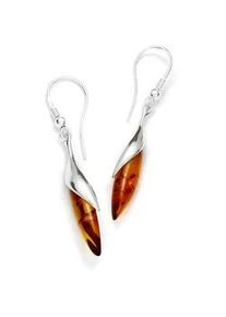 Paar Ohrh&auml;nger OSTSEE-SCHMUCK "- Rosali - Silber 925/000 - Bernstein" Gr. 50, silber (silber 925, silberfarben, wei&szlig;), Ohrringe, Damen, Silber 925 (Sterlingsilber)