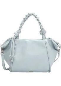 Shopper Tamaris "Shopper TAS Keona", Damen, Gr. B/H/T: 50cm x 28cm x 17cm 0, blau (lightblau 530), Polyurethan, Taschen Shopper