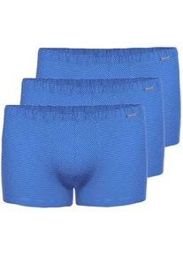 Retro Boxer Ammann "3er Pack Retro Short Day Modern / Cotton & More", Herren, Gr. 6, blau (saphir), Satin, Obermaterial: 57% Modal CMD. 35% Baumwolle CO. 8% Elasthan EL., Unterhosen