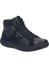 Sneaker Josef Seibel "Megan 53, schwarz", Damen, Gr. 38, schwarz, Obermaterial: 100% Rindsleder Leather cow., Schuhe Sneaker