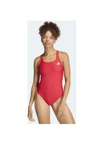 Badeanzug Adidas PERFORMANCE "ESS VBCK SUIT", Damen, Gr. 48, N-Gr, pure ruby, Obermaterial: 78% Polyamid, 22% Elasthan, Badeanz&uuml;ge Badeanzug