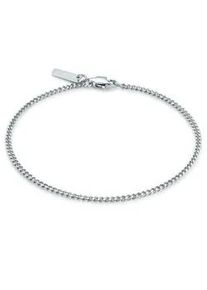 Panzerarmband True Rebels "TR5" Gr. 21, silber, Armb&auml;nder, Herren, 21, Edelstahl, Panzerarmband, aus Edelstahl