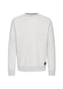 !Solid Kapuzenpullover SOLID "Hoodie SDDIXON", Herren, Gr. XL, grau (light grau melange), Obermaterial: 65% Polyester PES. 35% Baumwolle CO., Pullover Kapuzenpullover