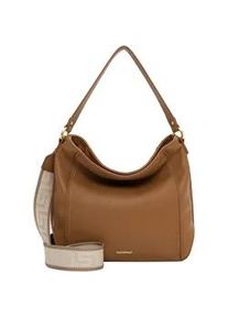 Emily & Noah Beuteltasche EMILY & NOAH "Beutel E&N Julie", Damen, Gr. B/H/T: 40cm x 30cm x 14cm 0, gelb (sahara 920), Polyurethan, Taschen Beuteltasche