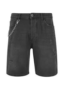 Shorts 2Y Premium "2Y Premium Herren 2Y Jeans Shorts", Herren, Gr. 33, Normalgr&ouml;&szlig;en, schwarz, 97% Baumwolle, 3% Elasthan, unifarben, normal, Hosen Shorts