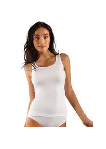 Achseltop Nina von C. "Damen Achseltop Pure", Damen, Gr. 42, N-Gr, wei&szlig;, Obermaterial: 52% Viskose CV. 40% Modal CMD. 8% Elasthan EL., Unterhemden