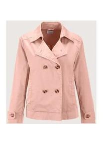 Madeleine Mode Trenchcoat MADELEINE "Kurztrench Kurztrench im Used-Look", Damen, Gr. 46, rosa (puderros&eacute;), Obermaterial: 97% Baumwolle CO (CMIA). 3% Elasthan EL., Modern, normal, M&auml;ntel