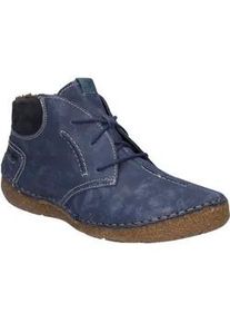 Stiefelette Josef Seibel "Fergey 65, ocean", Damen, Gr. 37, blau (ocean), Obermaterial: 100% Rindsleder Leather cow., Schuhe Stiefelette