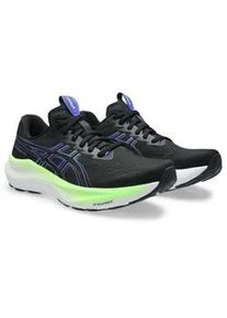 Laufschuh asics "GT-2000 14", Herren, Gr. 43,5, schwarz, cobalt burst, Synthetik, Schuhe Laufschuh, f&uuml;r mehr Stabilit&auml;t