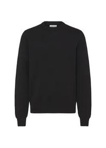 Strickfleece-Pullover Casual Friday "Strickpullover CFTHEO", Herren, Gr. L, schwarz (schwarz beauty), Obermaterial: 39% Baumwolle CO. 34% Polyester PES. 27% Viskose CV., Pullover