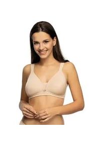 Schalen-BH Viania "Schalen BH ohne B&uuml;gel Jessy", Damen, Gr. 90, Cup C, beige (new beige), Obermaterial: 61% Polyamid PA. 27% Polyester PES. 12% Elasthan EL., BHs Schalen-BH