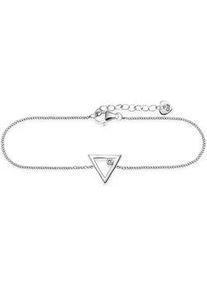 CAI Armband CA&Iuml; "925 Sterling Silber rhodiniert Zirkonia Dreieck", wei&szlig;, Armb&auml;nder, Damen, 16+3cm, Silber 925 (Sterlingsilber), gl&auml;nzend, Armband