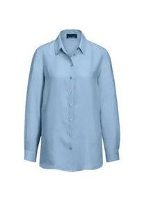 Langarmbluse GOLDNER "Kurzgr&ouml;&szlig;e Bequeme Damen Businessbluse", Damen, Gr. 20, gr&uuml;n, Obermaterial: 100% Leinen LI., normal, Sonstiges, Blusen, Ohne