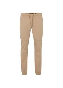 Chinohose INDICODE "Chinohose IDBrontus", Herren, Gr. S, N-Gr, gelb (amber), Obermaterial: 98% Baumwolle CO. 2% Elasthan EL., Hosen Chinohose