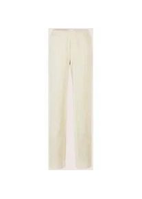 Madeleine Mode Schlupfhose MADELEINE "Cordhose Weite Cordhose mit elastischem Bund", Damen, Gr. 36, N-Gr, wei&szlig; (perlwei&szlig;), Obermaterial: 97% Polyester PES. 3% Elasthan EL., Hosen Schlupfhose