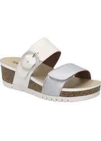 Sandale Josef Seibel "Quinn 14, silber-kombi", Damen, Gr. 38, silber (silber, kombi), Obermaterial: 100% Rindsleder Leather cow., Schuhe Sandale