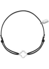 Armband AILORIA "Armband schwarz/silber LISE", silber, Armb&auml;nder, Damen, Armband