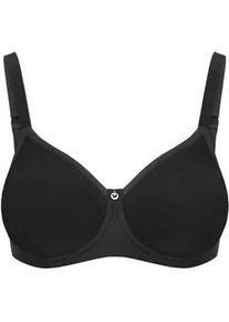 T-Shirt-BH SuSa "Spacer BH mit B&uuml;gel Catania", Damen, Gr. 95, Cup F, schwarz, Stoff, Obermaterial: 50% Polyamid PA. 30% Polyester PES. 20% Elasthan EL., BHs T-Shirt-BH