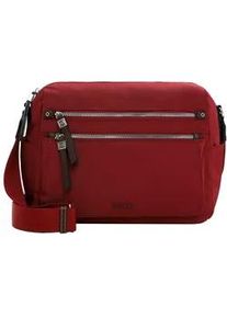 Emily & Noah Umh&auml;ngetasche EMILY & NOAH "Umh&auml;ngetasche E&N Esther", Damen, Gr. B/H/T: 29cm x 22cm x 12cm 0, rot (schwarzrot 606), Polyester, Taschen Umh&auml;ngetasche