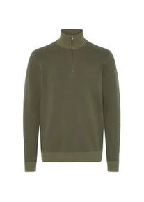 Troyer Blend "Troyer BHBAAL HALF ZIPP KNIT", Herren, Gr. XXL, gr&uuml;n (olive night), Obermaterial: 70% Baumwolle CO. 30% Nylon NY., Pullover Troyer