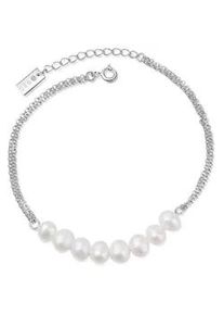 Armband AILORIA "Armband Silber/wei&szlig;e Perle MAKANI", wei&szlig;, Armb&auml;nder, Damen, Armband