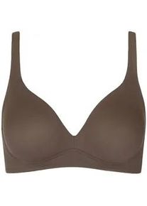 Soft-BH LISCA "Soft BH Maya", Damen, Gr. 90, Cup E, braun (cocoa), Obermaterial: 75% Polyamid PA. 25% Elasthan EL., BHs Soft-BH