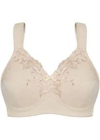 Entlastungs-BH SuSa "Entlastungs BH ohne B&uuml;gel Basic", Damen, Gr. 95, Cup C, beige (cappuccino), Stoff, Obermaterial: 45% Polyamid PA. 43% Baumwolle CO. 8% Elasthan EL. 4% Polyester PES., BHs Entlastungs-BH