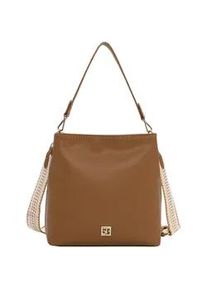 Beuteltasche SURI FREY "Beutel SFY Amey", Damen, Gr. B/H/T: 28cm x 29cm x 13cm 0, gelb (sahara 920), Polyurethan, Taschen Beuteltasche