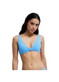 Triangel-Bikini-Top Roxy "Paradise Wave", Damen, Gr. XS, Cup B, silber lake blau make a splash, Obermaterial: 92% Microfaser, 8% Elasthan;, Bikini-Oberteile