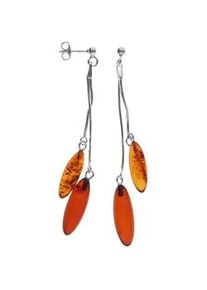 Paar Ohrh&auml;nger OSTSEE-SCHMUCK "- Luana - Silber 925/000 - Bernstein" Gr. 60, silber (silber 925, silberfarben, wei&szlig;), Ohrringe, Damen, Silber 925 (Sterlingsilber)