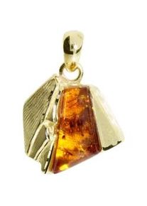 Kettenanh&auml;nger OSTSEE-SCHMUCK "- Mette - Gold 585/000 - Bernstein" Gr. 25, gold (gold 585, goldfarben, gelb), Schmuckanh&auml;nger, Damen, Gelbgold 585, Kettenanh&auml;nger