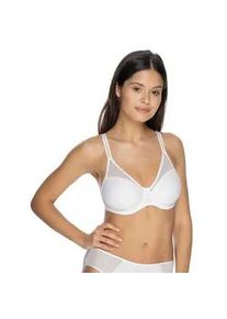 T-Shirt-BH Viania "Spacer BH mit B&uuml;gel Sally", Damen, Gr. 70, Cup G, wei&szlig;, Stoff, Obermaterial: 47% Polyester PES. 43% Polyamid PA. 10% Elasthan EL., BHs T-Shirt-BH