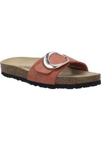 Sandale Josef Seibel "Hermine 14, koralle", Damen, Gr. 38, blau (koralle), Obermaterial: 100% Rindsleder Leather cow., Schuhe Sandale