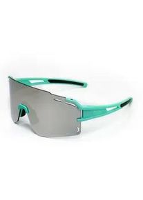 Sportbrille YEAZ "Sport-Sonnenbrille Gr&uuml;n SUNCRUISE", Damen, gr&uuml;n (gr&uuml;n, silber), Sonnenbrillen