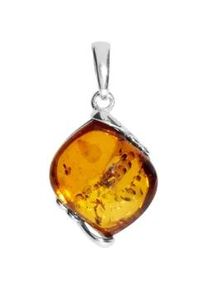 Kettenanh&auml;nger OSTSEE-SCHMUCK "- Sally - Silber 925/000 - Bernstein" Gr. 28, silber (silber 925, silberfarben, wei&szlig;), Schmuckanh&auml;nger, Damen, Silber 925 (Sterlingsilber), Kettenanh&auml;nger