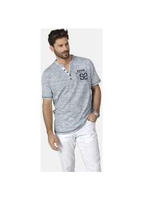 T-Shirt Babista "T-Shirt TOSCARELLO", Damen, Gr. M, blau (blau melange), Obermaterial: 97% Baumwolle CO. 3% Polyester COOLMAX PES(Coolmax)., Shirts T-Shirt