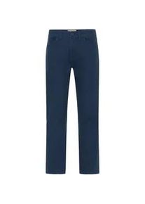Chinohose Blend "Chinohose BHMStipo", Herren, Gr. 33, L&auml;nge 32, blau (marineblaus), Obermaterial: 98% Baumwolle CO. 2% Elasthan EL., Hosen Chinohose