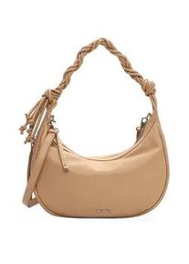 Beuteltasche Tamaris "Beutel TAS Keona", Damen, Gr. B/H/T: 33cm x 26cm x 11cm 0, beige (sand 420), Polyurethan, Taschen Beuteltasche