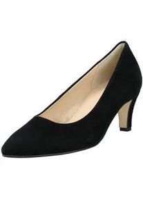 Pumps Gabor "Gabor Pumps Veloursleder", Damen, Gr. 40, schwarz, Veloursleder, Schuhe Pumps